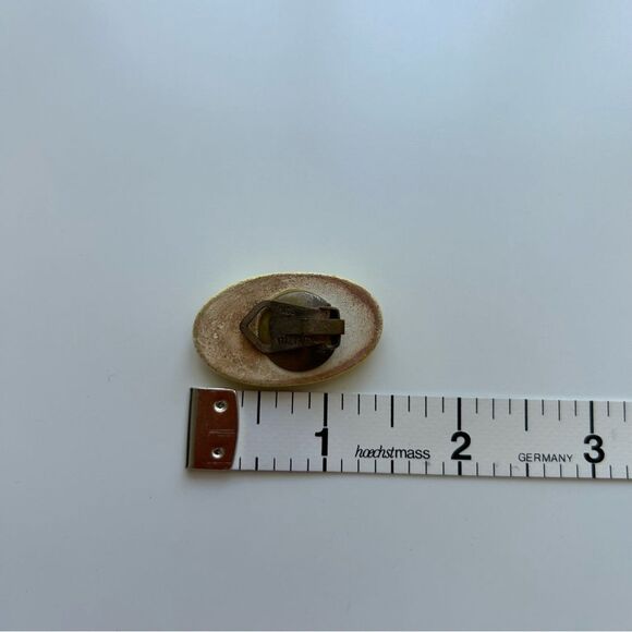 Vintage 80s 90s Era Clip on Earrings Made in Italy Costume Statement Jewelry - Picture 4 of 4